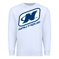 White Nautique Boats Premium Sweatshirt - linhVisuals