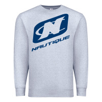 Heather Grey Nautique Boats Premium Sweatshirt - linhVisuals