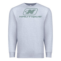 Heather Grey Nautique Boats Premium Sweatshirt - linhVisuals