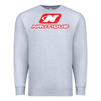 Heather Grey Nautique Boats Premium Sweatshirt - linhVisuals