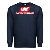Navy Nautique Boats Premium Sweatshirt - linhVisuals