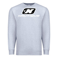 Heather Grey Nautique Boats Premium Sweatshirt - linhVisuals