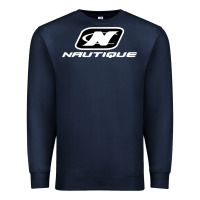 Navy Nautique Boats Premium Sweatshirt - linhVisuals