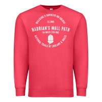 Cardinal hadrians wall path england wales hikes tank top Premium Sweatshirt - linhVisuals