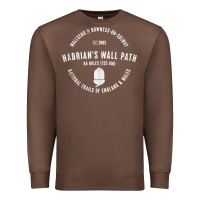 Chestnut hadrians wall path england wales hikes tank top Premium Sweatshirt - linhVisuals
