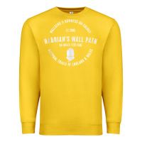 Lemon hadrians wall path england wales hikes tank top Premium Sweatshirt - linhVisuals