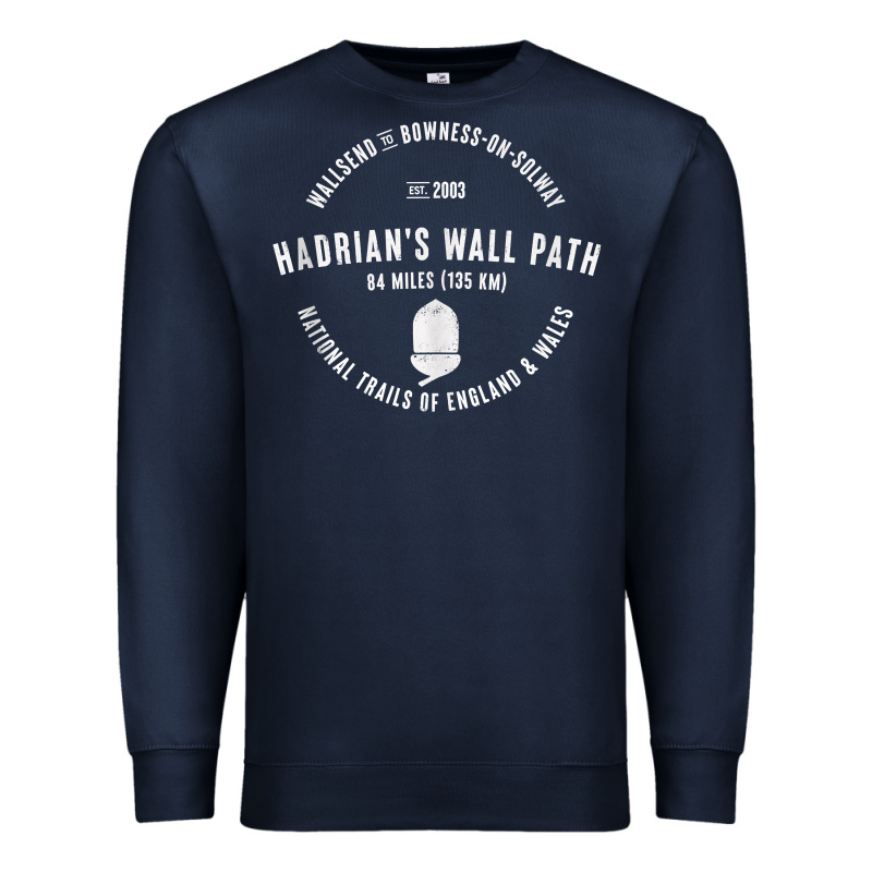 Hadrians Wall Path England Wales Hikes Tank Top Premium Sweatshirt by linhVisuals | Teevron