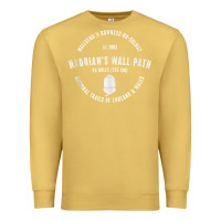Antique Gold hadrians wall path england wales hikes tank top Premium Sweatshirt - linhVisuals