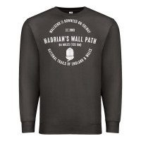 Smoke hadrians wall path england wales hikes tank top Premium Sweatshirt - linhVisuals