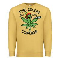 Antique Gold Funny Weed Leaf Premium Sweatshirt - linhVisuals