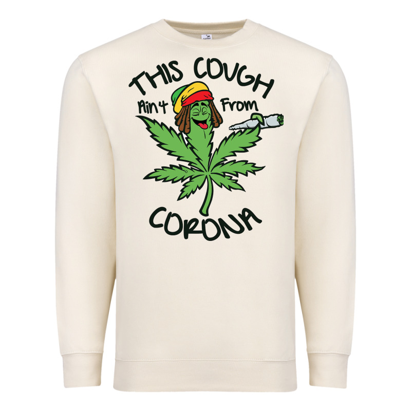 Funny Weed Leaf Premium Sweatshirt by linhVisuals | Teevron