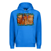 True Royal chicken western Premium Hoodie - RacoonDesign