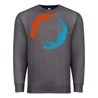 Charcoal Heather spirit of the north Premium Sweatshirt - linhVisuals