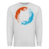 Dove Grey spirit of the north Premium Sweatshirt - linhVisuals
