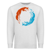 Oatmeal Heather spirit of the north Premium Sweatshirt - linhVisuals