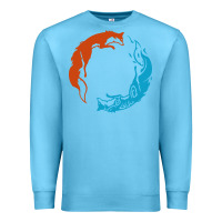 Ocean Blue spirit of the north Premium Sweatshirt - linhVisuals