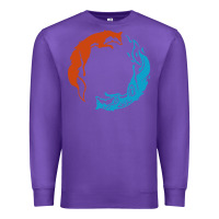 Purple spirit of the north Premium Sweatshirt - linhVisuals