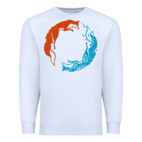 White spirit of the north Premium Sweatshirt - linhVisuals