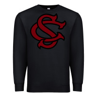 Black usc baseball Premium Sweatshirt - linhVisuals