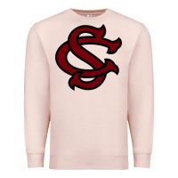 Pale Pink usc baseball Premium Sweatshirt - linhVisuals