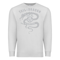 Dove Grey tail of the dragon Premium Sweatshirt - linhVisuals