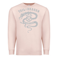 Pale Pink tail of the dragon Premium Sweatshirt - linhVisuals