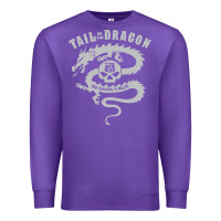 Purple tail of the dragon Premium Sweatshirt - linhVisuals