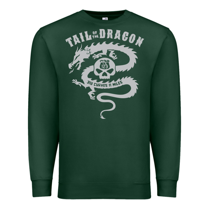 Tail Of The Dragon Premium Sweatshirt by linhVisuals | Teevron