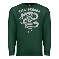 Sports Green tail of the dragon Premium Sweatshirt - linhVisuals