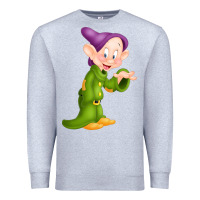 Heather Grey dopey Premium Sweatshirt - linhVisuals