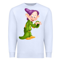 White dopey Premium Sweatshirt - linhVisuals