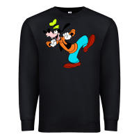 Black goofy Premium Sweatshirt - linhVisuals