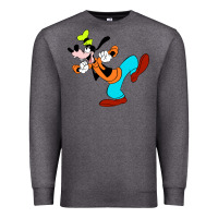 Charcoal Heather goofy Premium Sweatshirt - linhVisuals