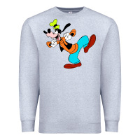 Heather Grey goofy Premium Sweatshirt - linhVisuals