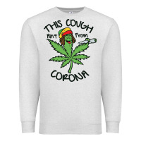 Oatmeal Heather Funny Weed Leaf Premium Sweatshirt - linhVisuals