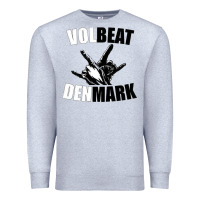 Heather Grey volbeat denmark Premium Sweatshirt - linhVisuals
