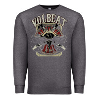 Charcoal Heather volbeat est.2001 Premium Sweatshirt - linhVisuals