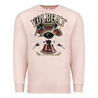Pale Pink volbeat est.2001 Premium Sweatshirt - linhVisuals