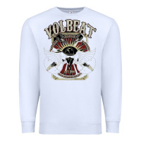 White volbeat est.2001 Premium Sweatshirt - linhVisuals