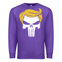 Purple trump skull Premium Sweatshirt - linhVisuals