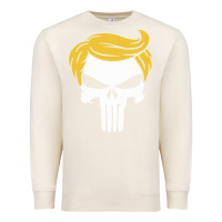 Sandshell trump skull Premium Sweatshirt - linhVisuals