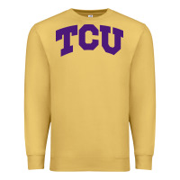 Antique Gold Texas Christian University Premium Sweatshirt - linhVisuals