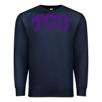 Navy Texas Christian University Premium Sweatshirt - linhVisuals