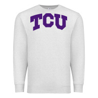 Oatmeal Heather Texas Christian University Premium Sweatshirt - linhVisuals
