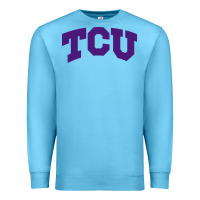 Ocean Blue Texas Christian University Premium Sweatshirt - linhVisuals