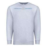 Heather Grey Seton Hall University Premium Sweatshirt - linhVisuals