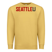 Antique Gold Seattle University Premium Sweatshirt - linhVisuals