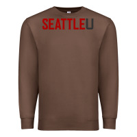 Chestnut Seattle University Premium Sweatshirt - linhVisuals