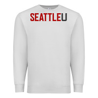 Dove Grey Seattle University Premium Sweatshirt - linhVisuals