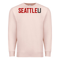 Pale Pink Seattle University Premium Sweatshirt - linhVisuals